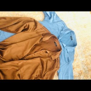 2 long sleeved blouses
